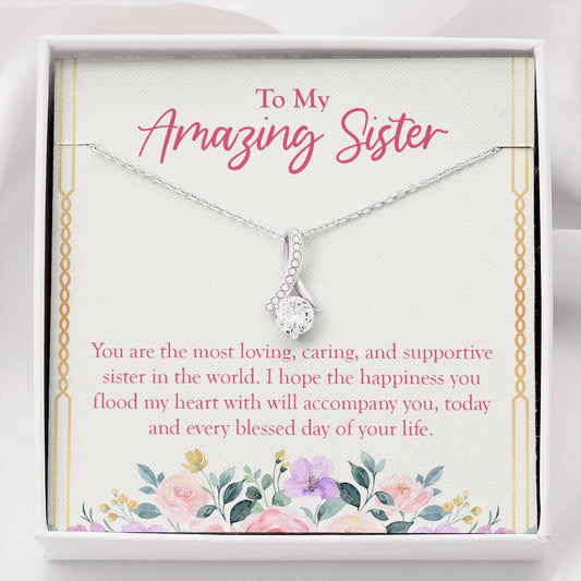 Loving, Caring And Supportive alluring beauty necklace front