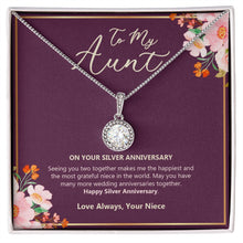 Load image into Gallery viewer, Happiest And Most Grateful eternal hope necklace front
