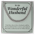 Replace Reality Beyond Dreams cuban link chain silver front