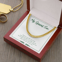 Load image into Gallery viewer, Someone Really Special cuban link chain gold luxury led box
