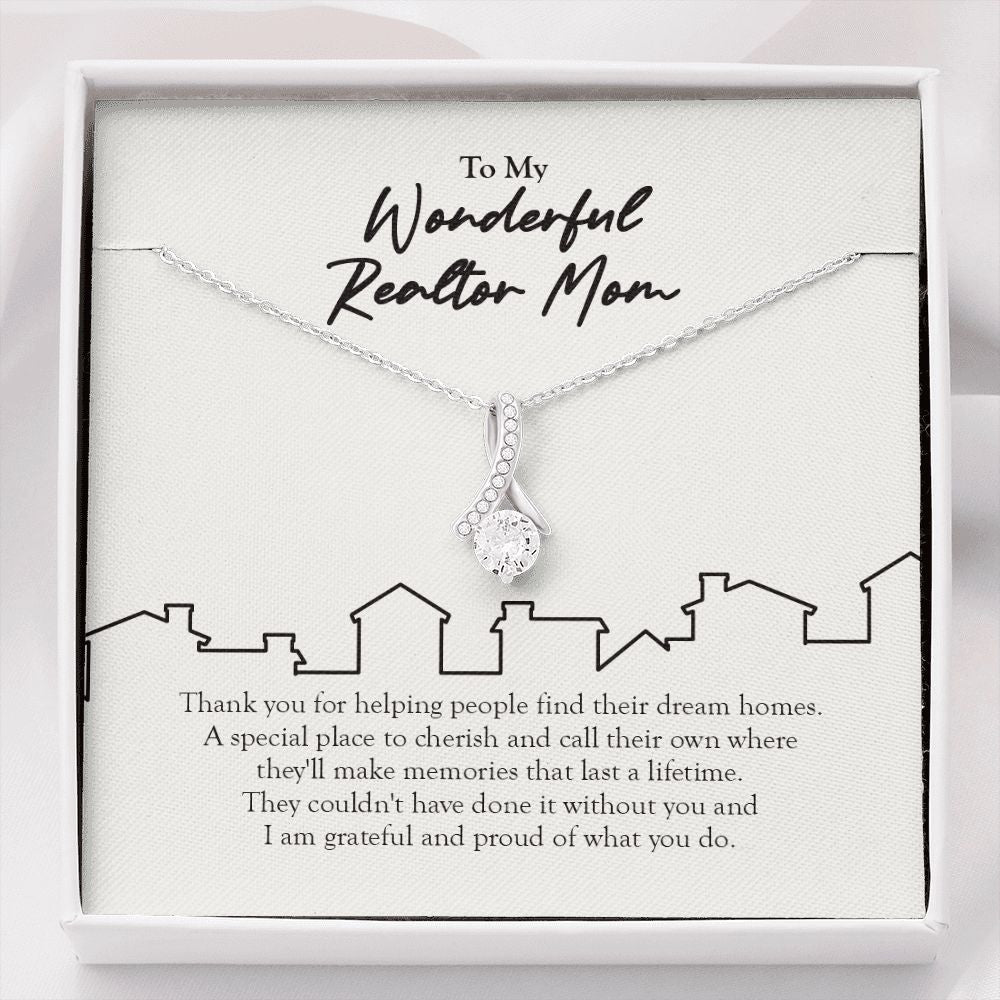 Find Their Dream Home alluring beauty necklace front