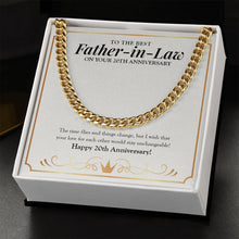 Load image into Gallery viewer, Unchangeable Love cuban link chain gold standard box
