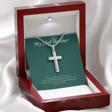 Load image into Gallery viewer, Expert Chef Like You stainless steel cross premium led mahogany wood box
