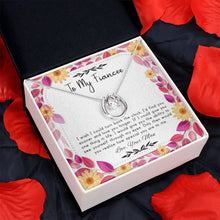 Load image into Gallery viewer, Turn Back The Clock horseshoe pendant red flower
