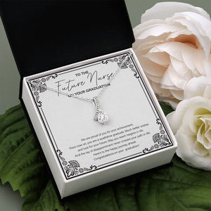 To The Happy Journey alluring beauty pendant white flower