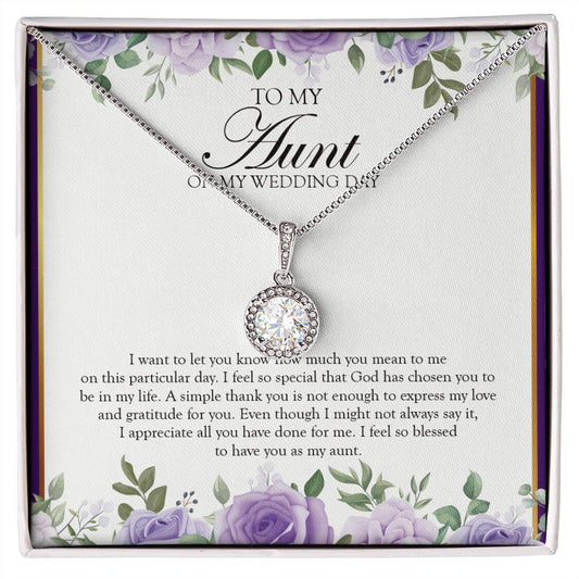 God Has Chosen eternal hope necklace front