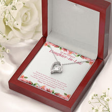 Load image into Gallery viewer, My Son Has Chosen forever love silver necklace premium led mahogany wood box
