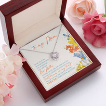 Load image into Gallery viewer, Love and Support love knot pendant luxury led box red flowers
