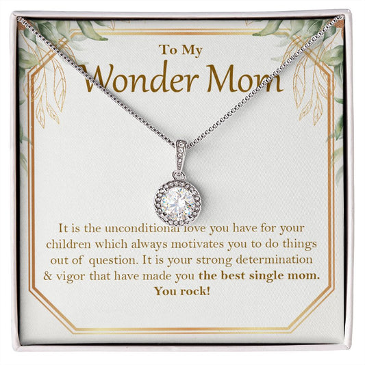 The Unconditional Love You Have eternal hope necklace front