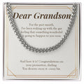You Deserve Every Bit Of It cuban link chain silver front