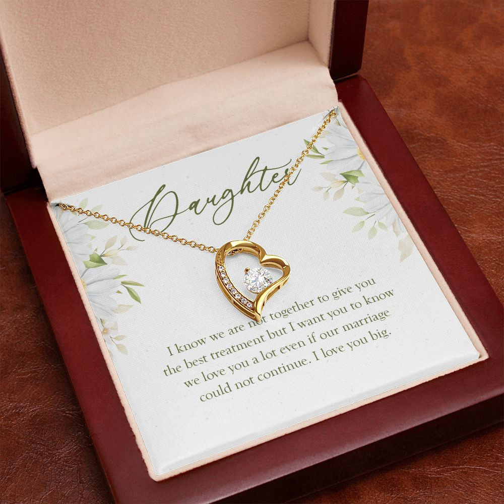 Love You A Lot forever love gold pendant premium led mahogany wood box
