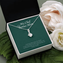 Load image into Gallery viewer, Expert Chef Like You alluring beauty pendant white flower
