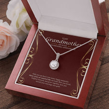 Load image into Gallery viewer, Marriage Into Gold eternal hope pendant luxury led box red flowers
