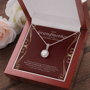 Marriage Into Gold eternal hope pendant luxury led box red flowers