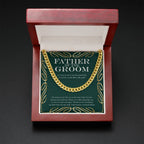 Filled With Pride cuban link chain gold mahogany box led