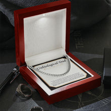 Load image into Gallery viewer, Tears Of Joy And Pain cuban link chain silver premium led mahogany wood box
