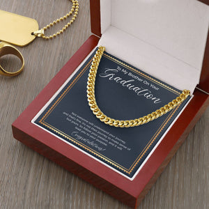 Follow Your Passion cuban link chain gold luxury led box