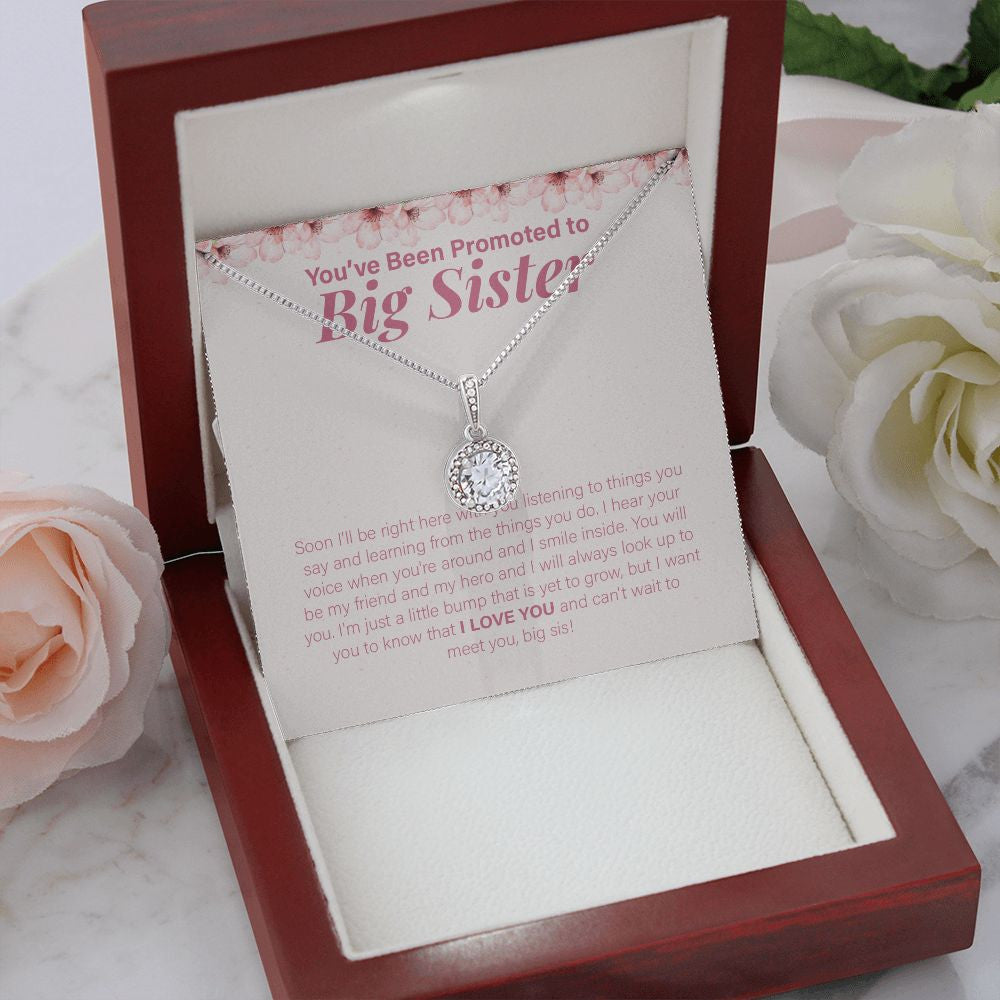 My Friend And Hero eternal hope necklace premium led mahogany wood box