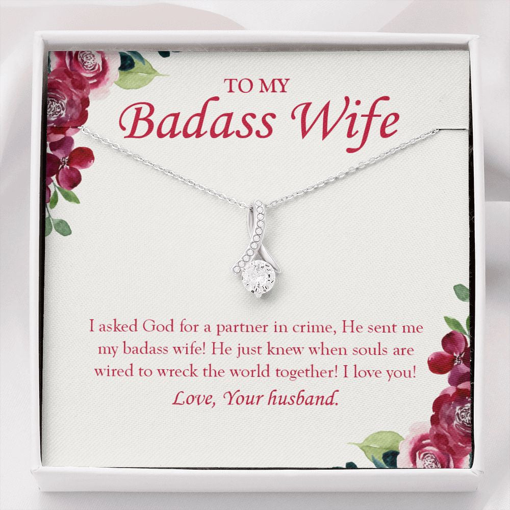 Love You A Lot alluring beauty necklace front