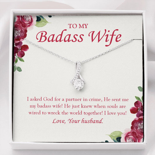 Love You A Lot alluring beauty necklace front