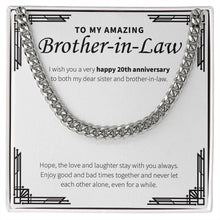 Load image into Gallery viewer, Love Stays With You cuban link chain silver front

