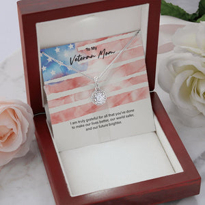 You Make Our Lives Better eternal hope necklace premium led mahogany wood box