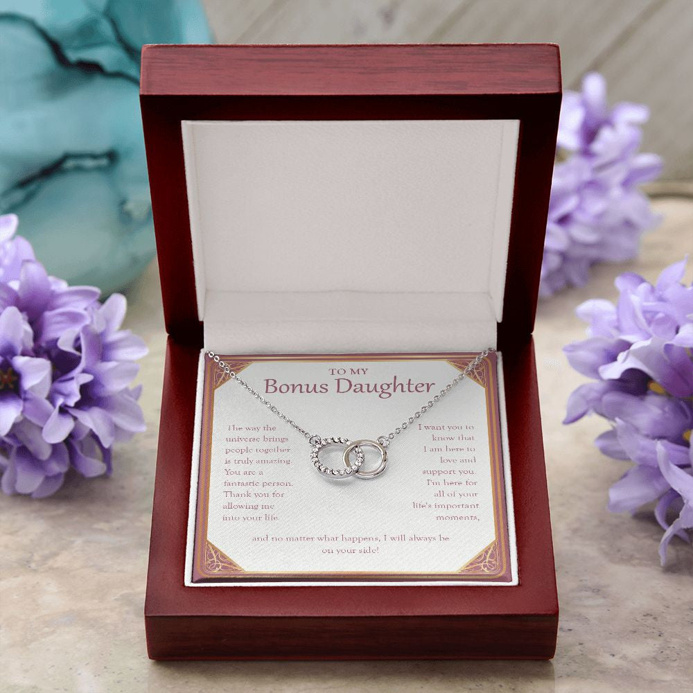 Bring People Together double circle pendant luxury led box purple flowers