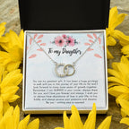 Abundance Of Love In Your Life double circle pendant yellow flower