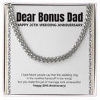 Smallest Handcuff In The World cuban link chain silver front