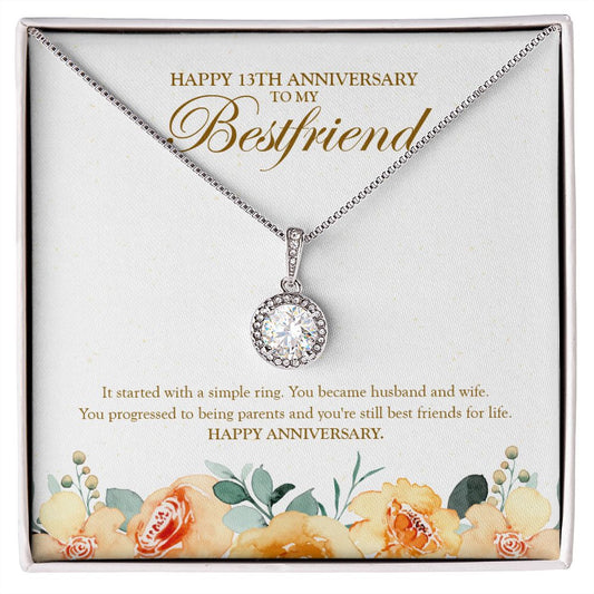 Still Best Friends eternal hope necklace front