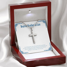 Load image into Gallery viewer, With Years Of Togetherness stainless steel cross premium led mahogany wood box
