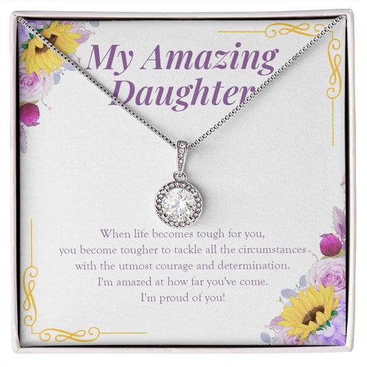 You Became Tougher eternal hope necklace front