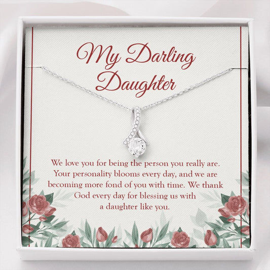 Your Personality Blooms alluring beauty necklace front