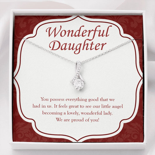 You Possess Everything Good alluring beauty necklace front