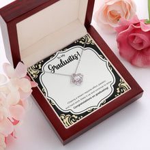 Load image into Gallery viewer, Continue To Strive love knot pendant luxury led box red flowers
