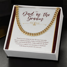 Load image into Gallery viewer, Shining Example cuban link chain gold standard box
