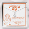 A Beautiful Pregnant alluring beauty necklace front
