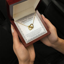 Load image into Gallery viewer, And You Did interlocking heart pendant luxury hold hand
