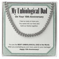 The Best In The World cuban link chain silver front