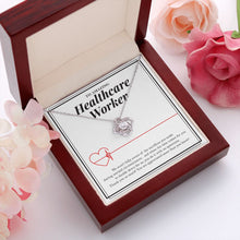 Load image into Gallery viewer, Sacrifices You Make love knot pendant luxury led box red flowers
