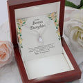 What Life Has To Offer eternal hope necklace premium led mahogany wood box