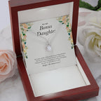 What Life Has To Offer eternal hope necklace premium led mahogany wood box