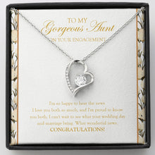 Load image into Gallery viewer, Can&#39;t Wait To See forever love silver necklace front
