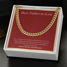 Load image into Gallery viewer, A Beautiful Marriage Bond cuban link chain gold standard box
