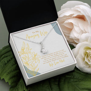 Everything to them alluring beauty pendant white flower