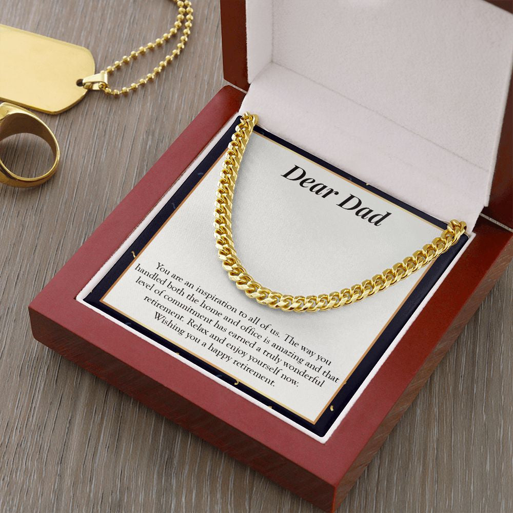Inspiration For All Of Us cuban link chain gold luxury led box