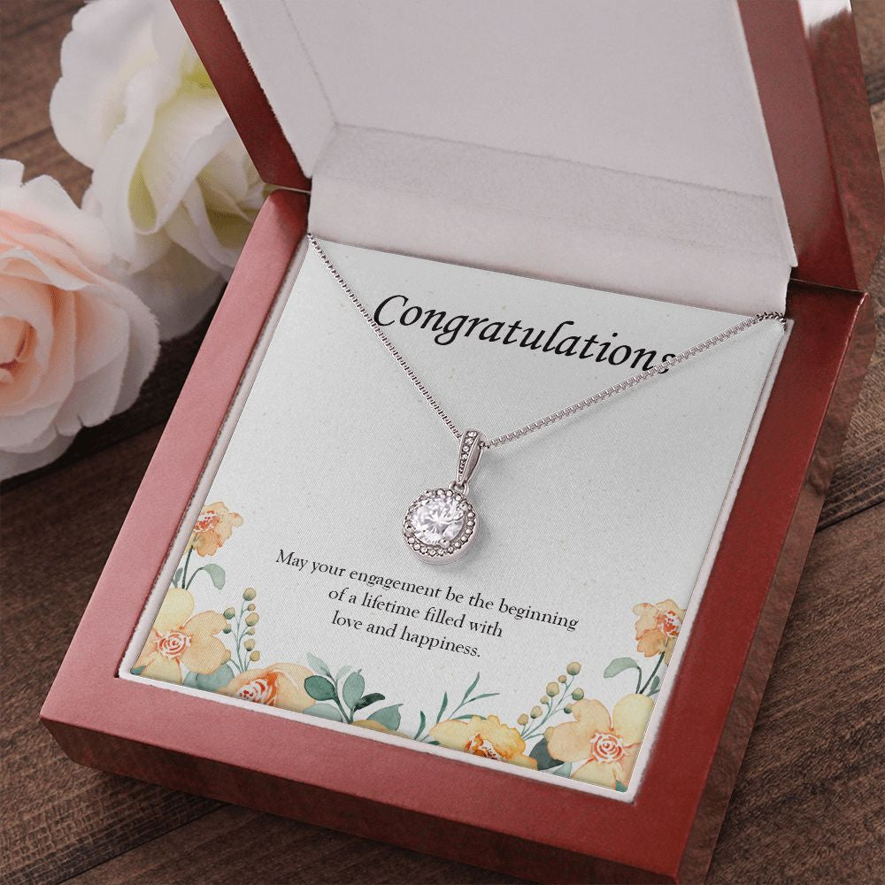 Beginning Of A Lifetime eternal hope pendant luxury led box red flowers