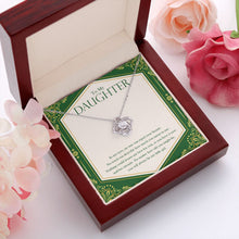 Load image into Gallery viewer, My love for you love knot pendant luxury led box red flowers
