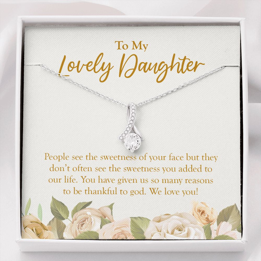 The Sweetness You Add alluring beauty necklace front