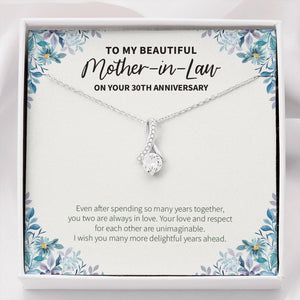 Delightful Years Ahead alluring beauty necklace front